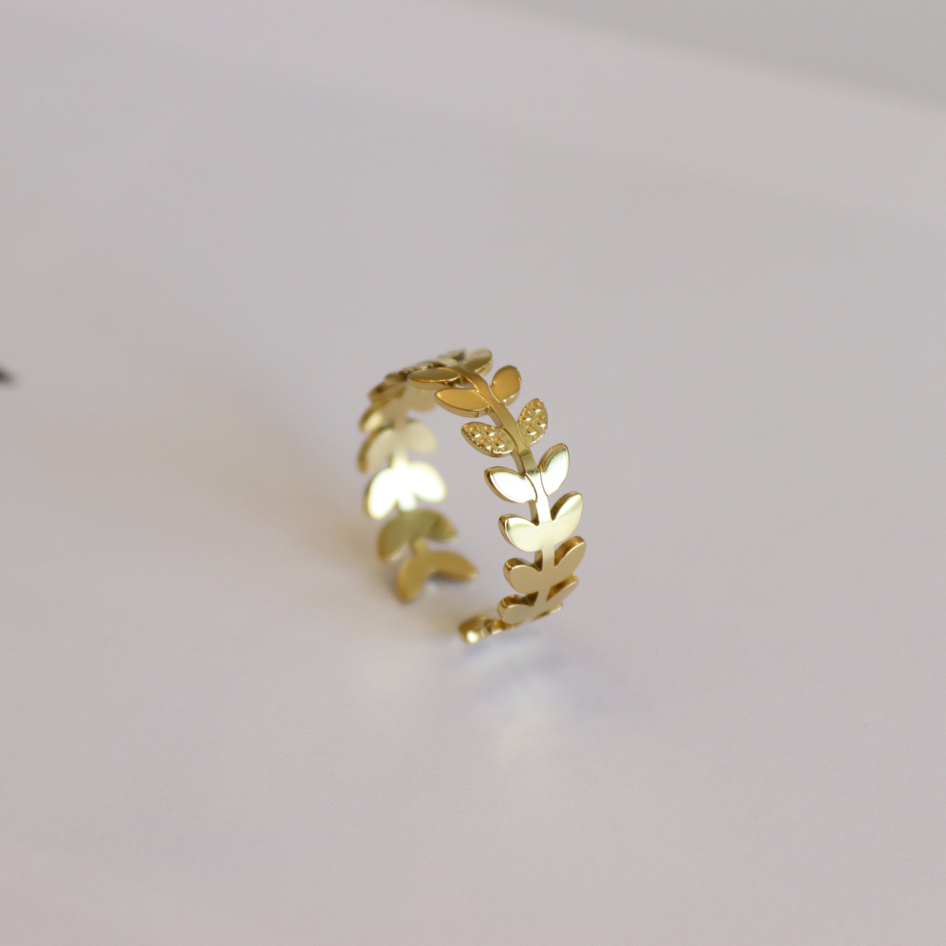 Leaf Ring - Kalopsia Accessories