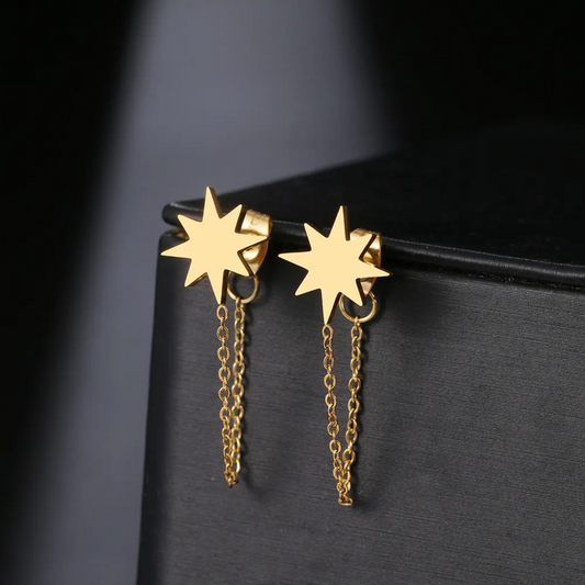 Sparke Chain Earring - Kalopsia Accessories